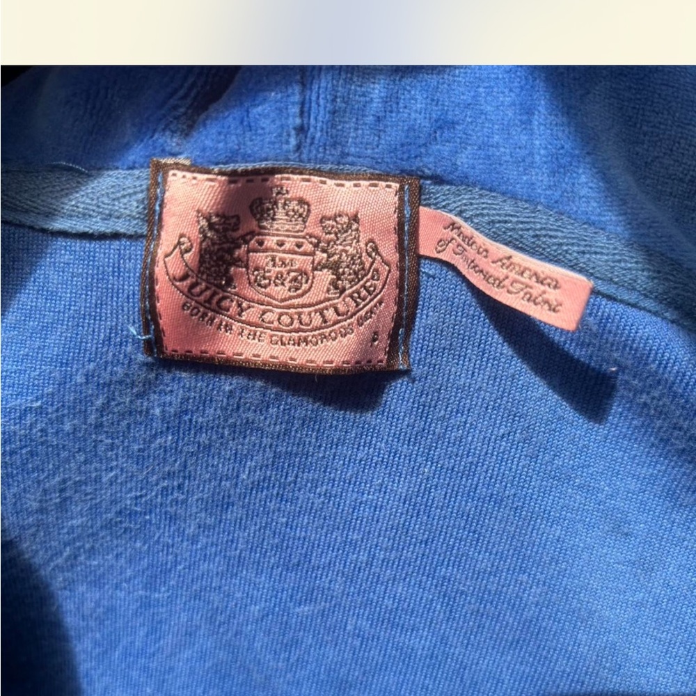 Juicy Couture Blue Velour Tracksuit - Picture 8 of 8
